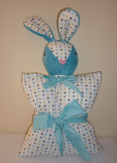 doudou coussin lapin 